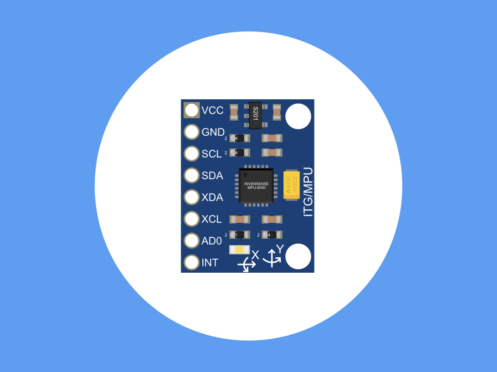 Accelerometer and Gyroscope Sensor with Arduino