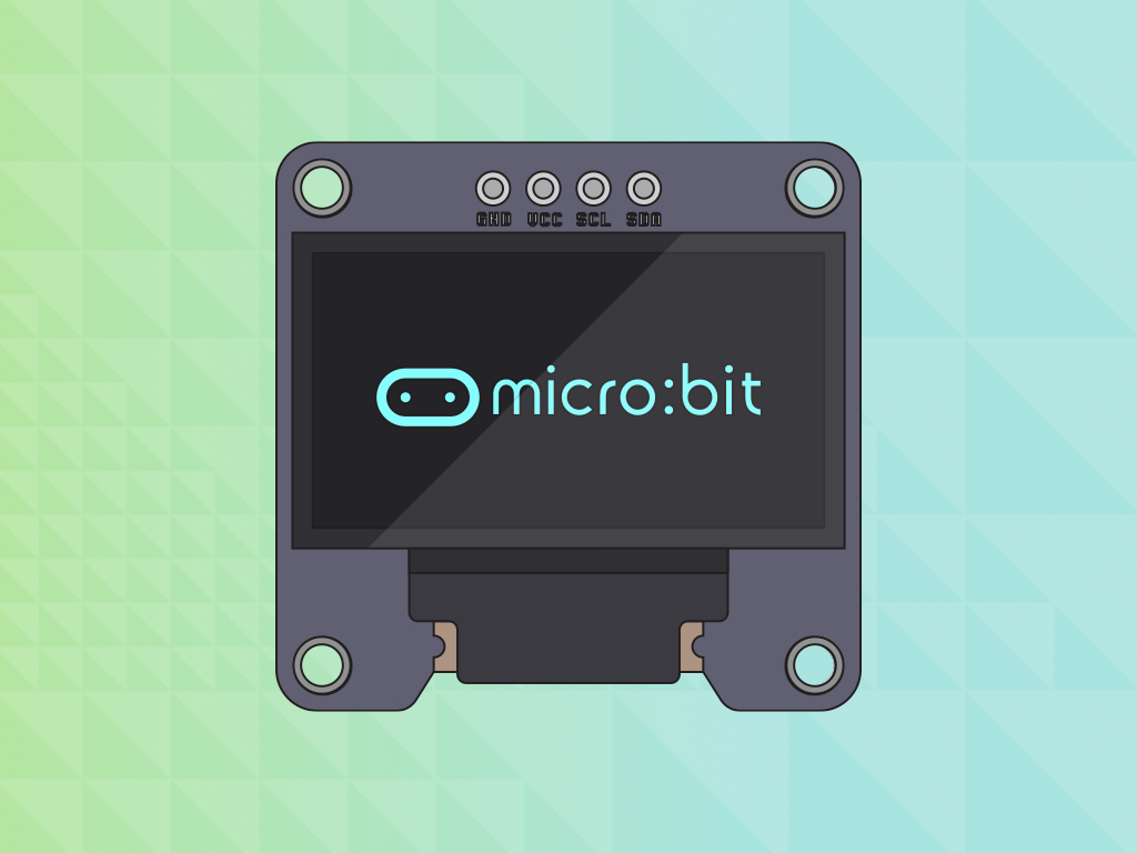 0.96'' OLED Screen with micro:bit